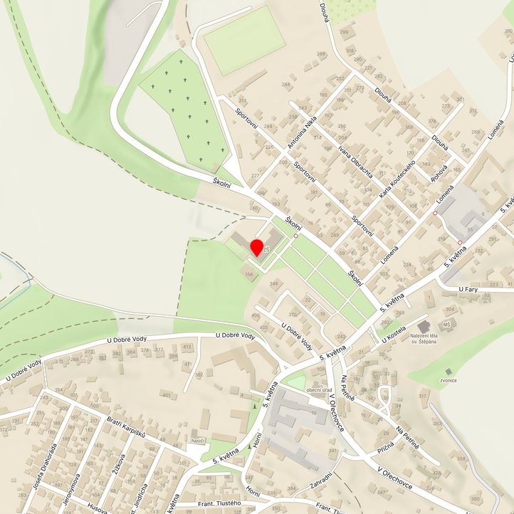 Mapa školy z Mapy.cz