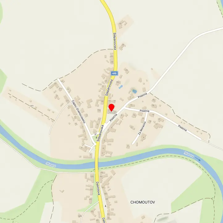 Mapa školy z Mapy.cz