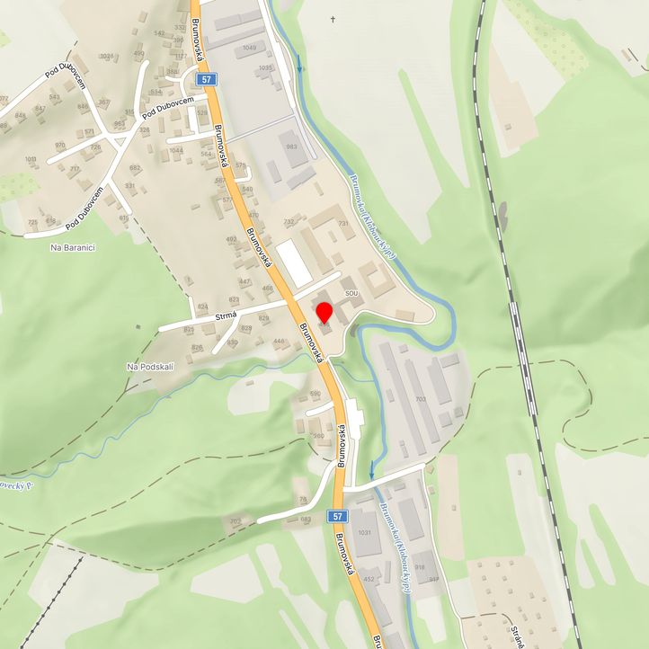 Mapa školy z Mapy.cz
