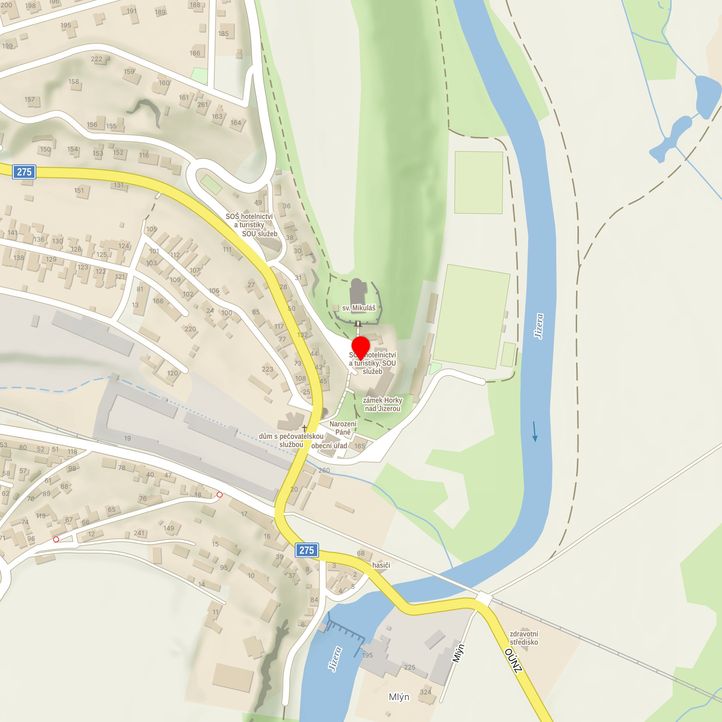 Mapa školy z Mapy.cz