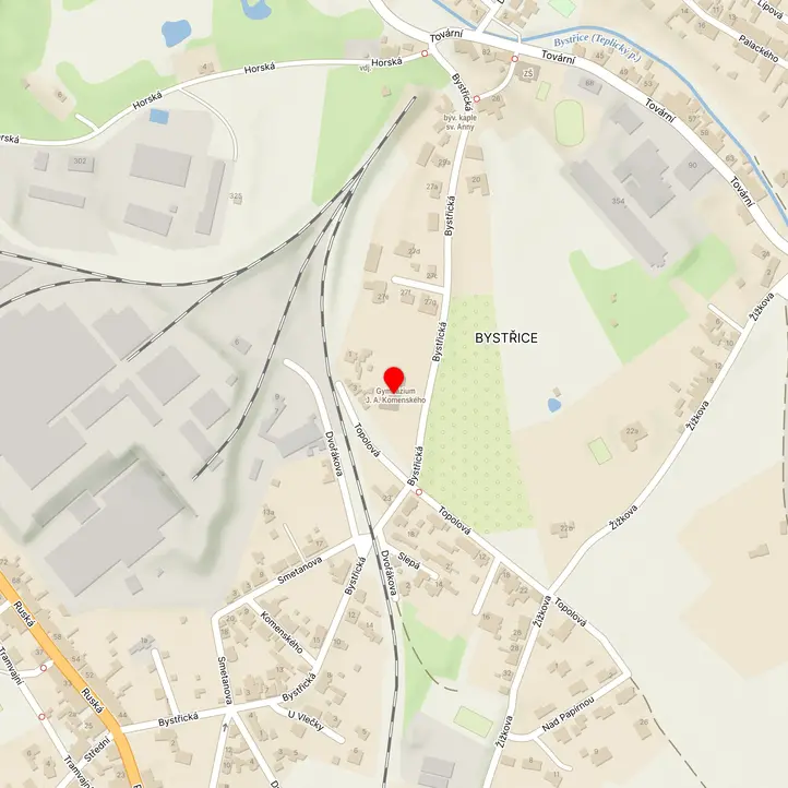 Mapa školy z Mapy.cz