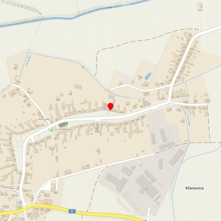 Mapa školy z Mapy.cz