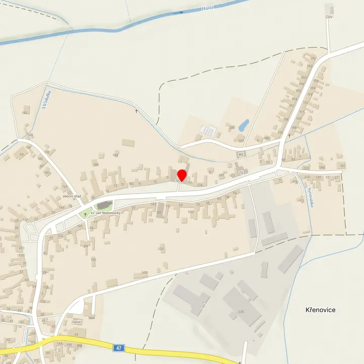Mapa školy z Mapy.cz