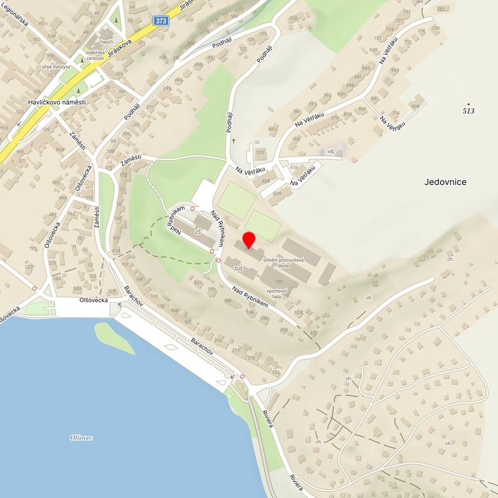 Mapa školy z Mapy.cz