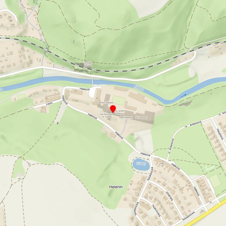 Mapa školy z Mapy.cz