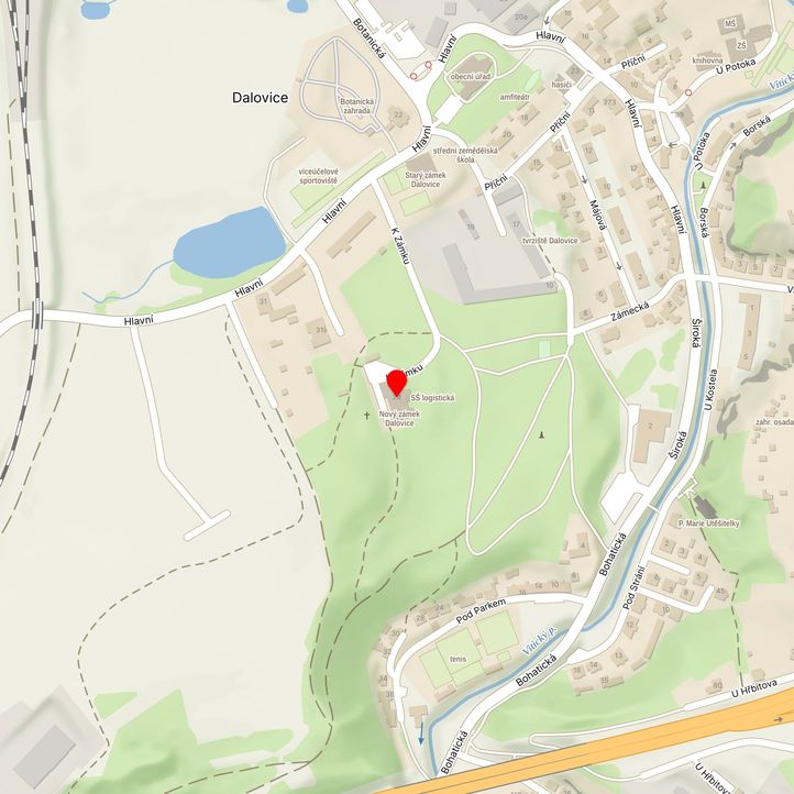 Mapa školy z Mapy.cz