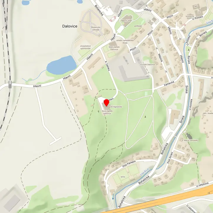 Mapa školy z Mapy.cz