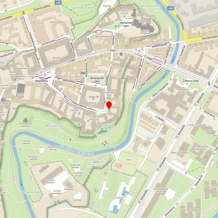 Mapa školy z Mapy.cz