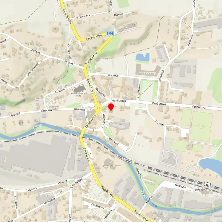 Mapa školy z Mapy.cz