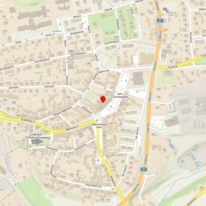 Mapa školy z Mapy.cz
