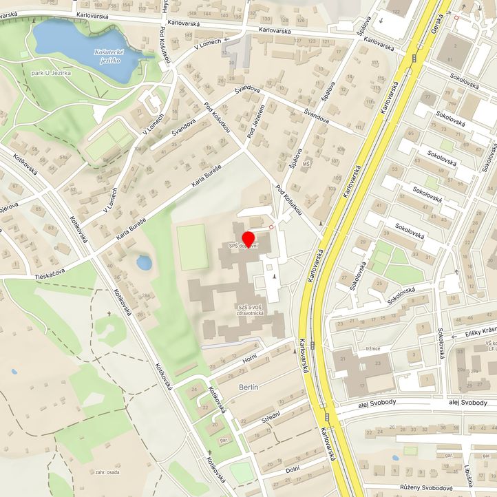Mapa školy z Mapy.cz