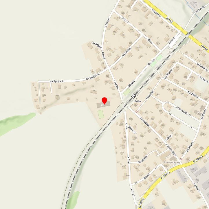Mapa školy z Mapy.cz