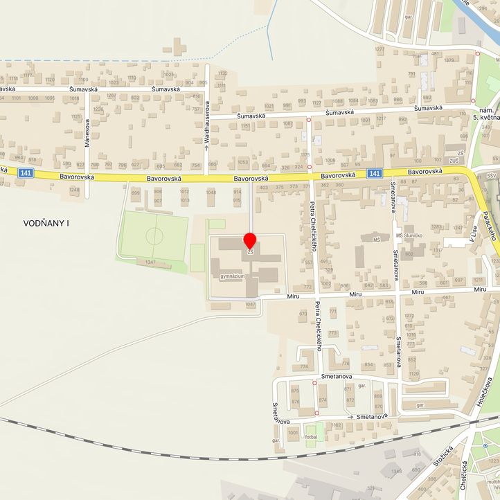 Mapa školy z Mapy.cz