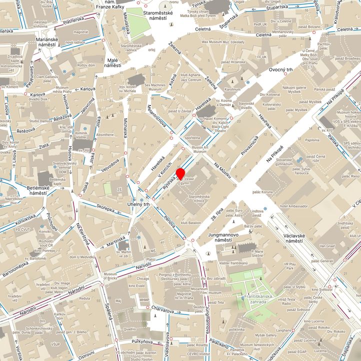 Mapa školy z Mapy.cz