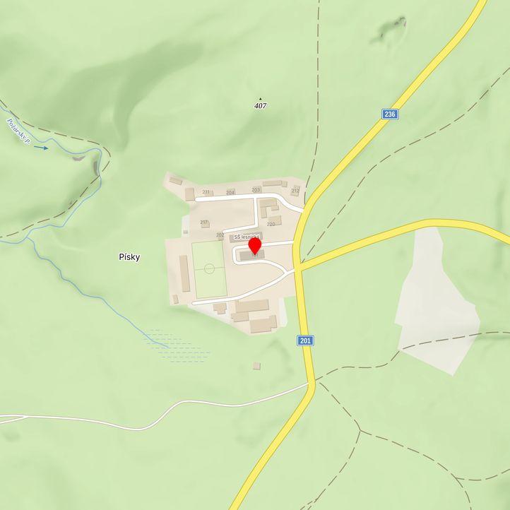 Mapa školy z Mapy.cz