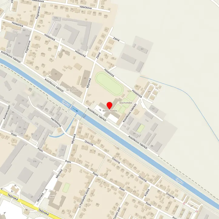 Mapa školy z Mapy.cz