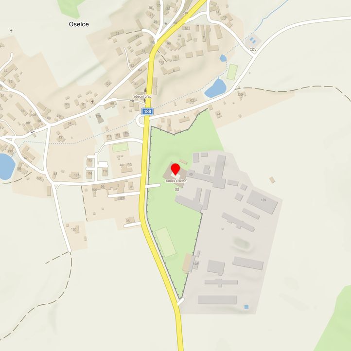 Mapa školy z Mapy.cz