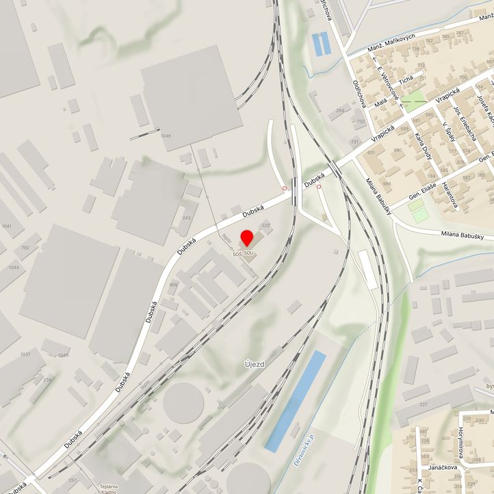 Mapa školy z Mapy.cz