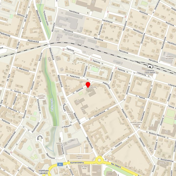 Mapa školy z Mapy.cz