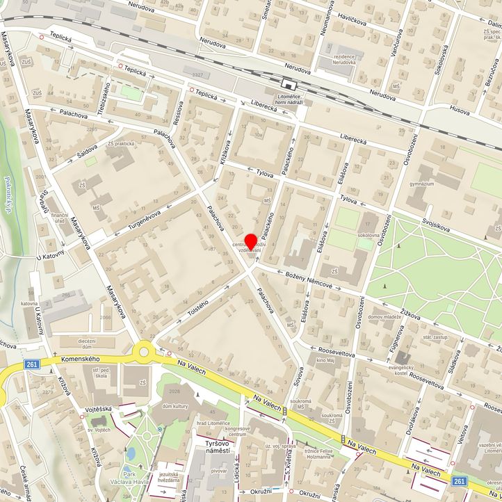 Mapa školy z Mapy.cz