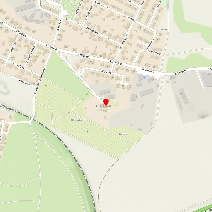 Mapa školy z Mapy.cz