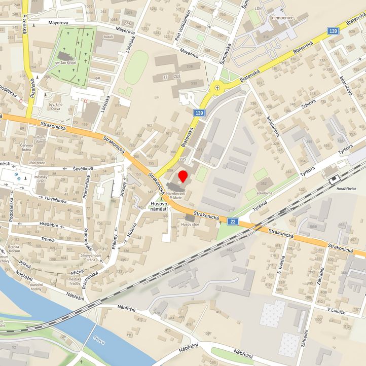 Mapa školy z Mapy.cz