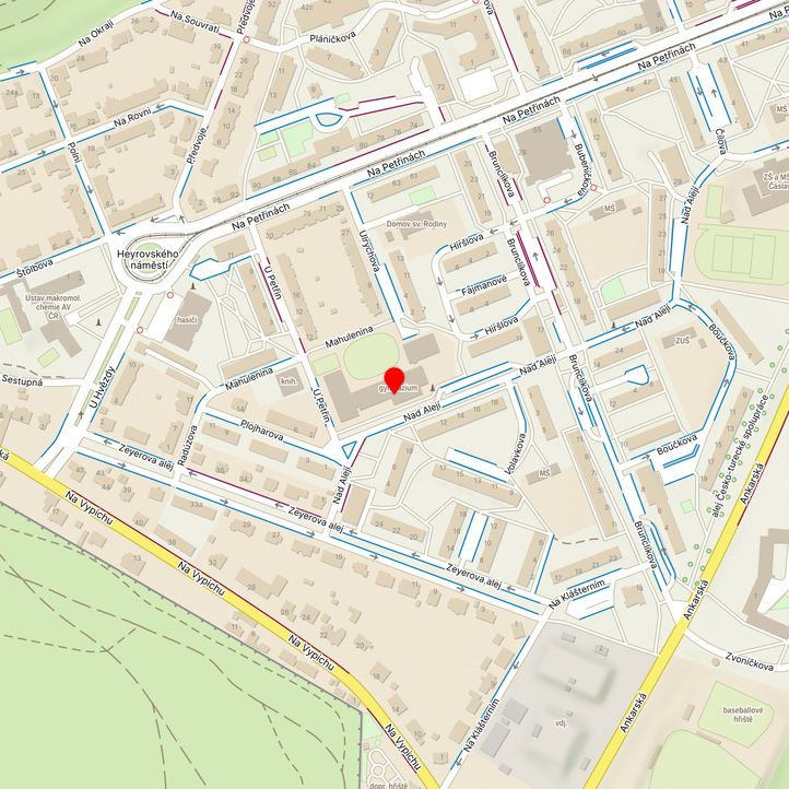 Mapa školy z Mapy.cz