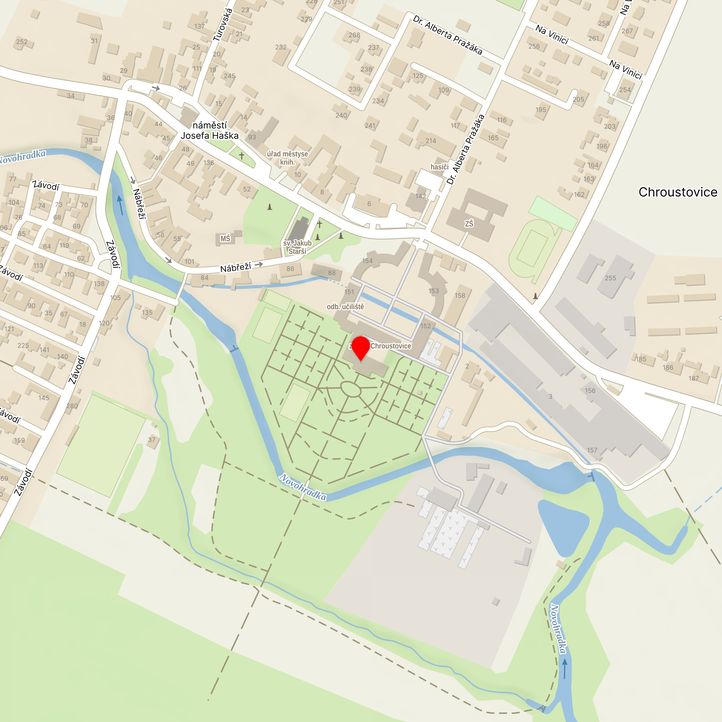 Mapa školy z Mapy.cz