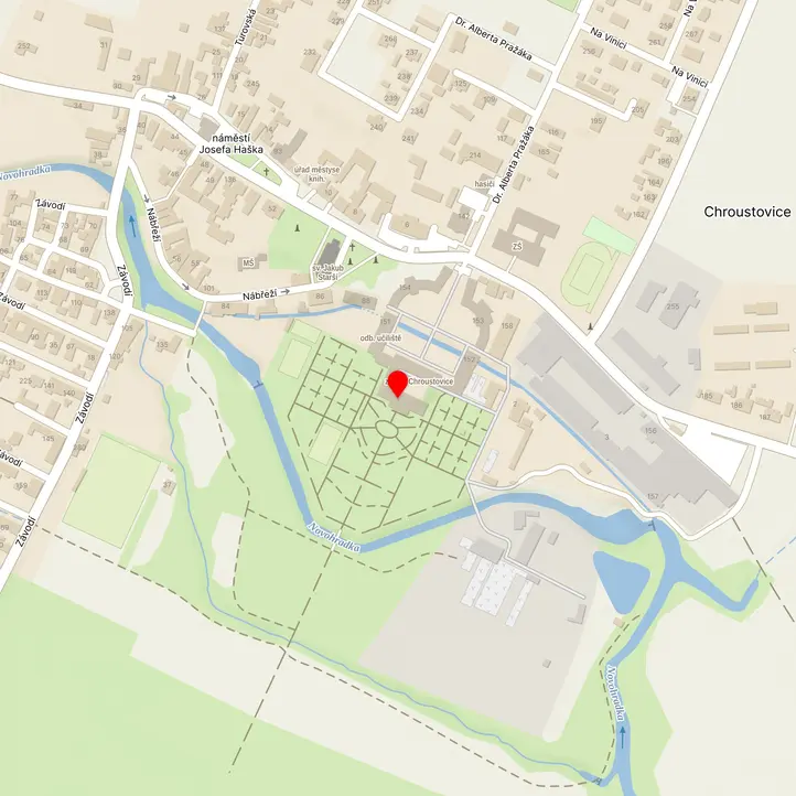Mapa školy z Mapy.cz