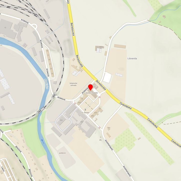 Mapa školy z Mapy.cz