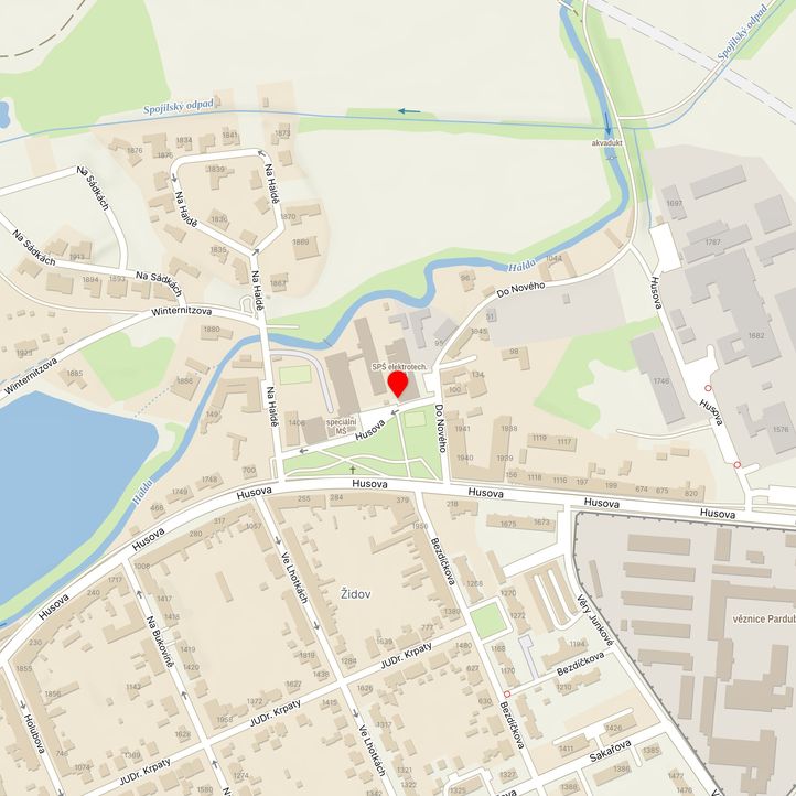 Mapa školy z Mapy.cz