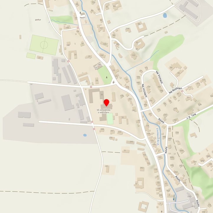 Mapa školy z Mapy.cz