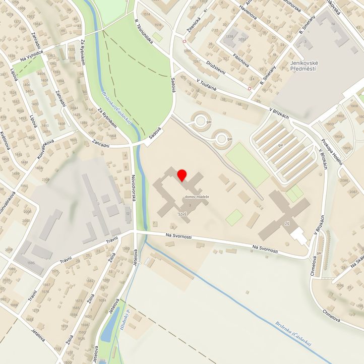 Mapa školy z Mapy.cz