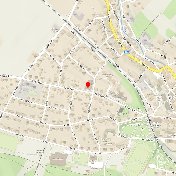 Mapa školy z Mapy.cz