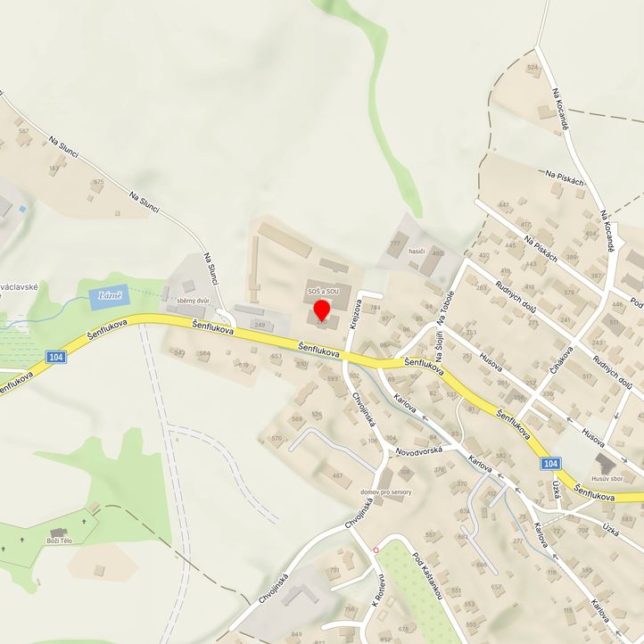 Mapa školy z Mapy.cz