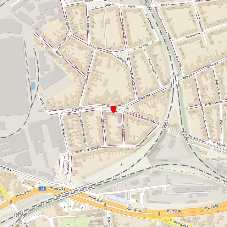 Mapa školy z Mapy.cz