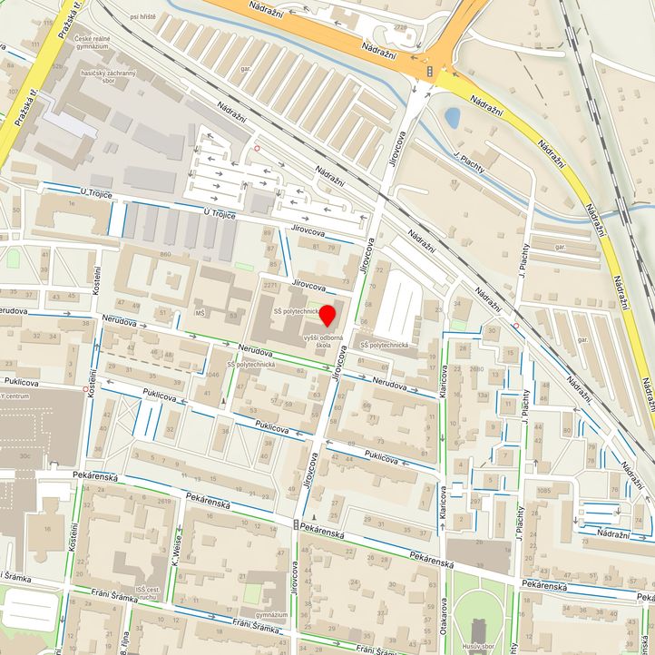 Mapa školy z Mapy.cz