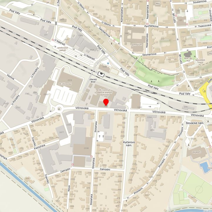 Mapa školy z Mapy.cz