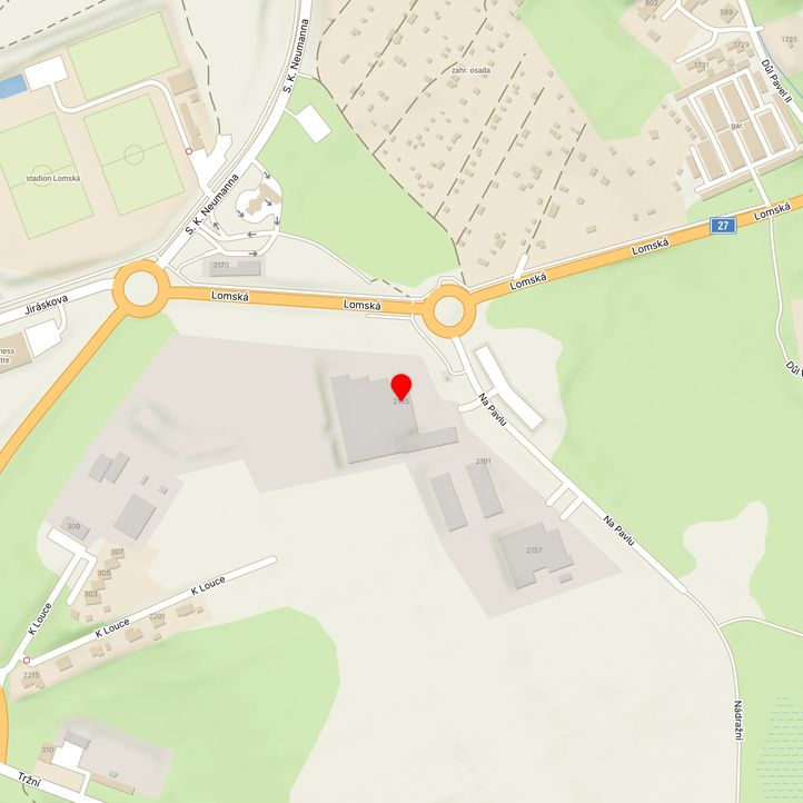 Mapa školy z Mapy.cz