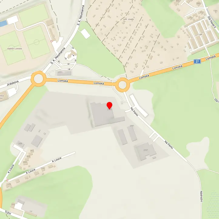 Mapa školy z Mapy.cz
