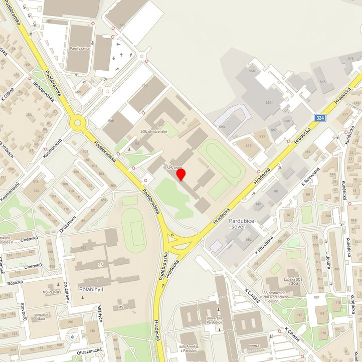 Mapa školy z Mapy.cz