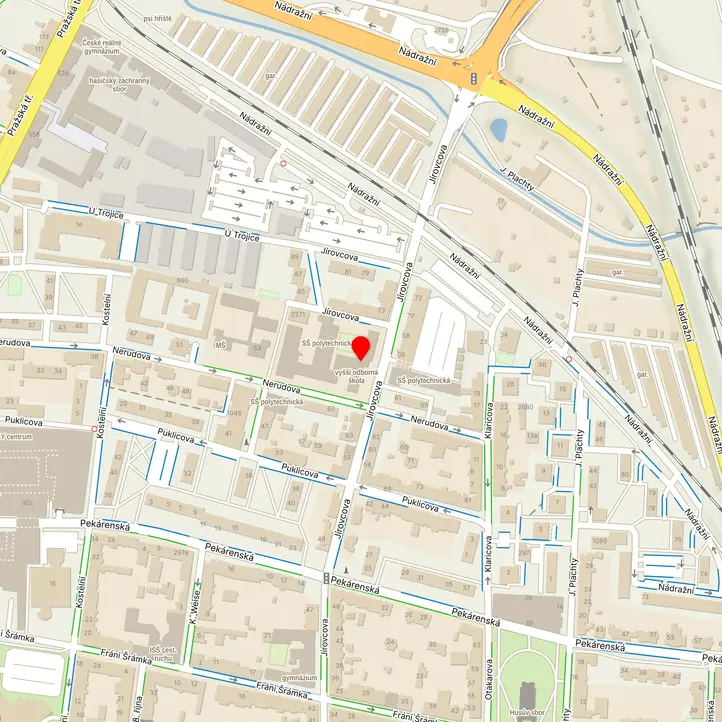 Mapa školy z Mapy.cz