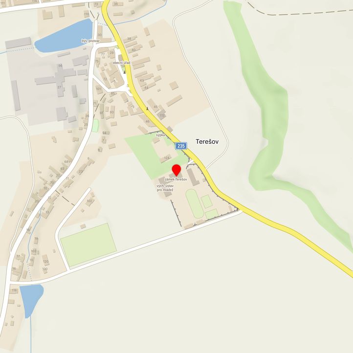 Mapa školy z Mapy.cz