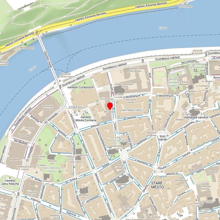Mapa školy z Mapy.cz