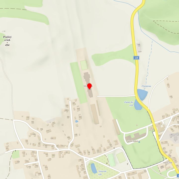 Mapa školy z Mapy.cz