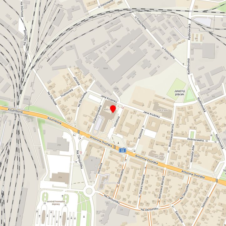 Mapa školy z Mapy.cz