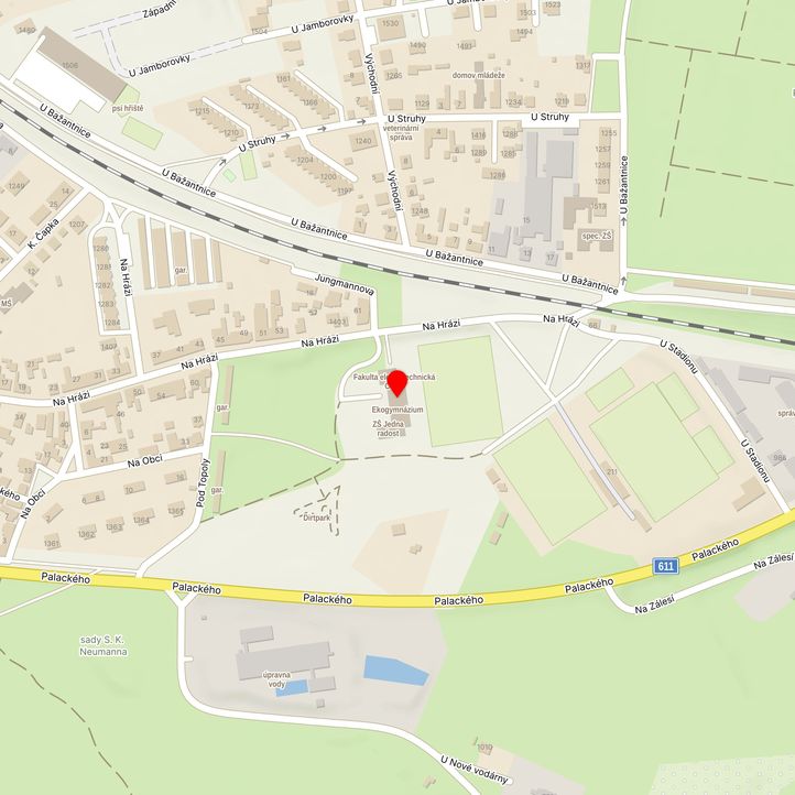 Mapa školy z Mapy.cz