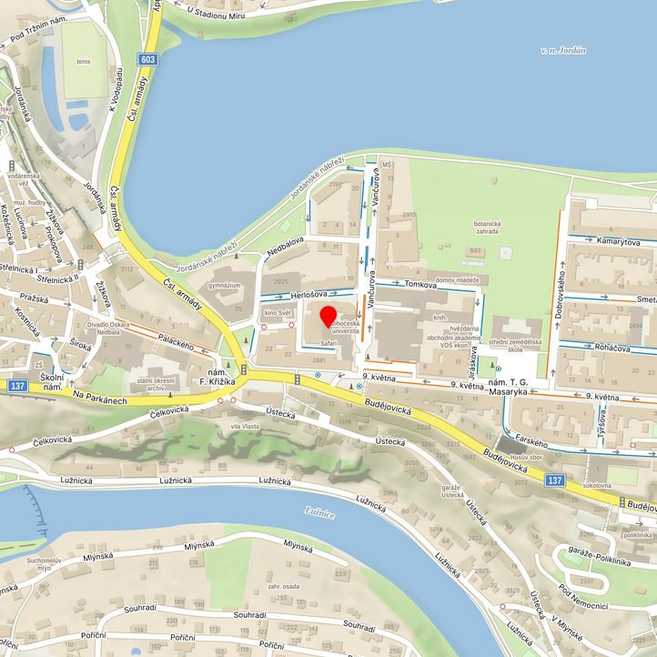 Mapa školy z Mapy.cz
