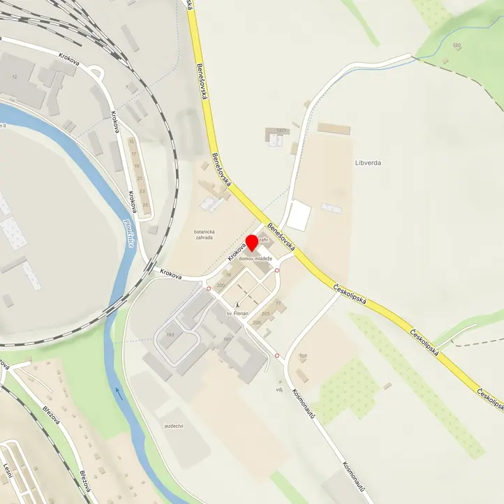 Mapa školy z Mapy.cz