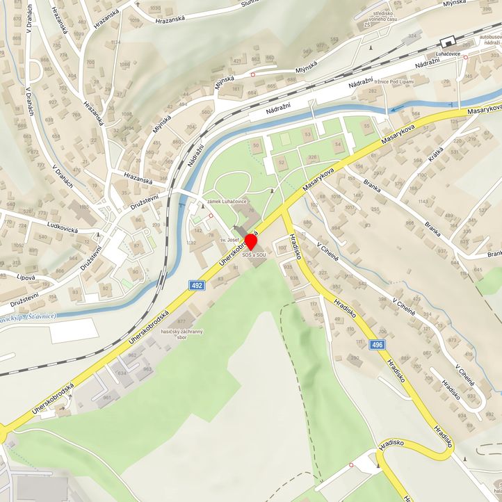 Mapa školy z Mapy.cz